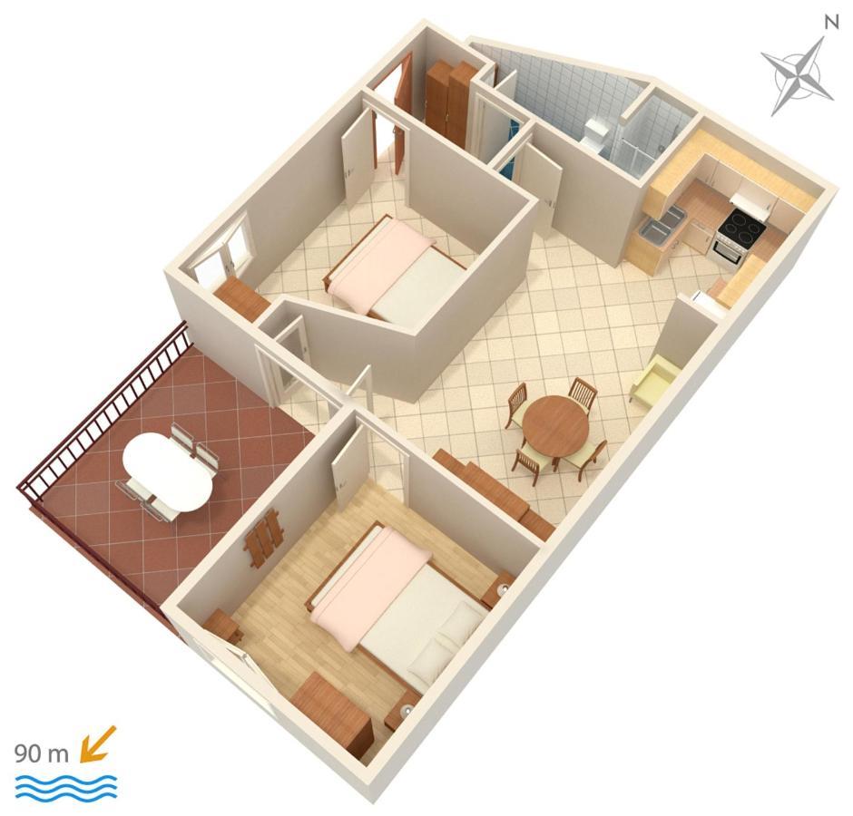 Apartments By The Sea Stanici, Omis - 1028 Tice المظهر الخارجي الصورة